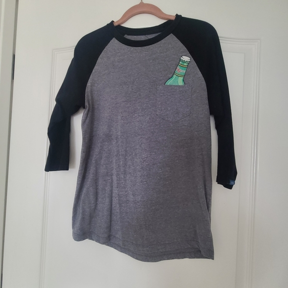 Vans Shirt Retro 3/4 Length Sleeves Lightweight Cotton Womens Small - Picture 2 of 6